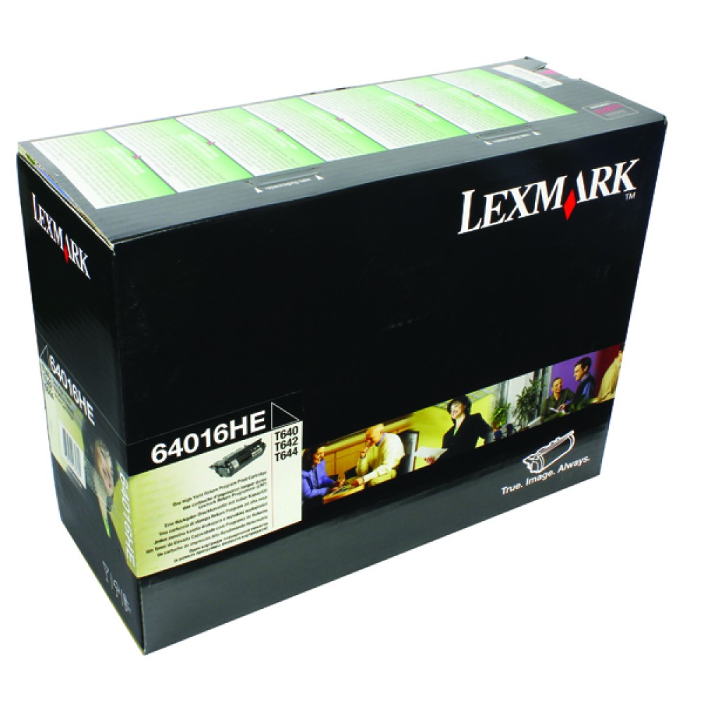 Lexmark Black Return Program Toner Cartridge High Yield 64016HE