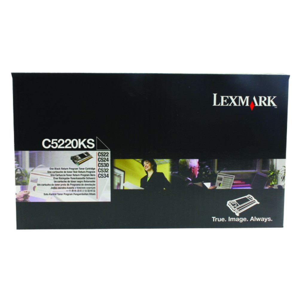 Lexmark Black C5220KS Return Program Toner Cartridge