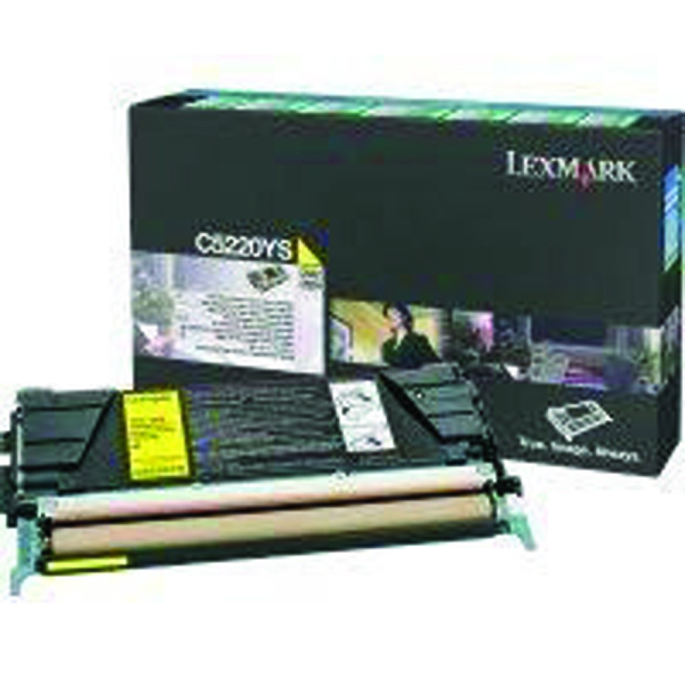 Lexmark Yellow C5220YS Return Program Toner Cartridge