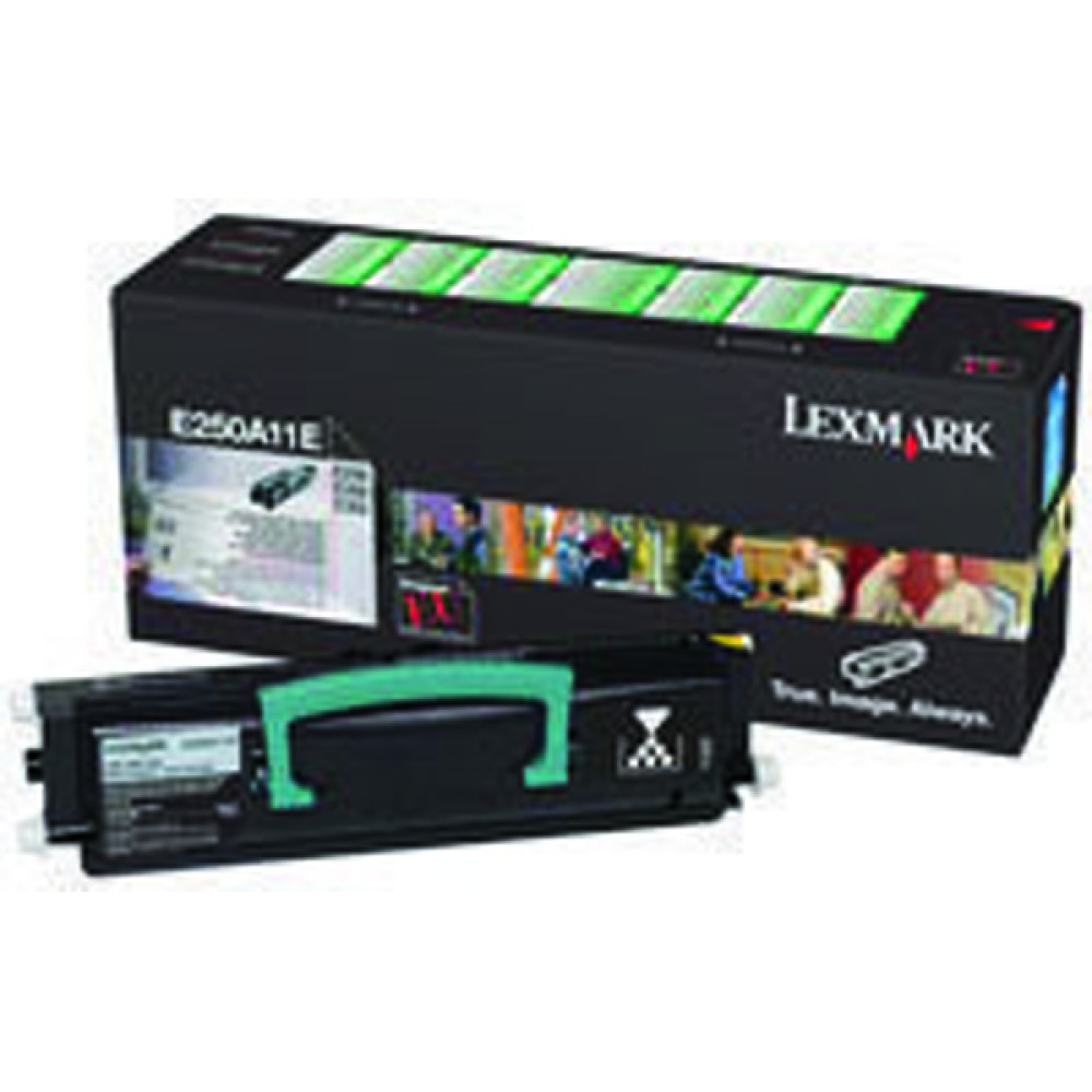 Lexmark Black E250A11E Return Program Toner Cartridge