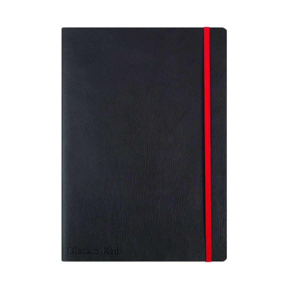 Black n\' Red Soft Cover Notebook B5 Black 400051203