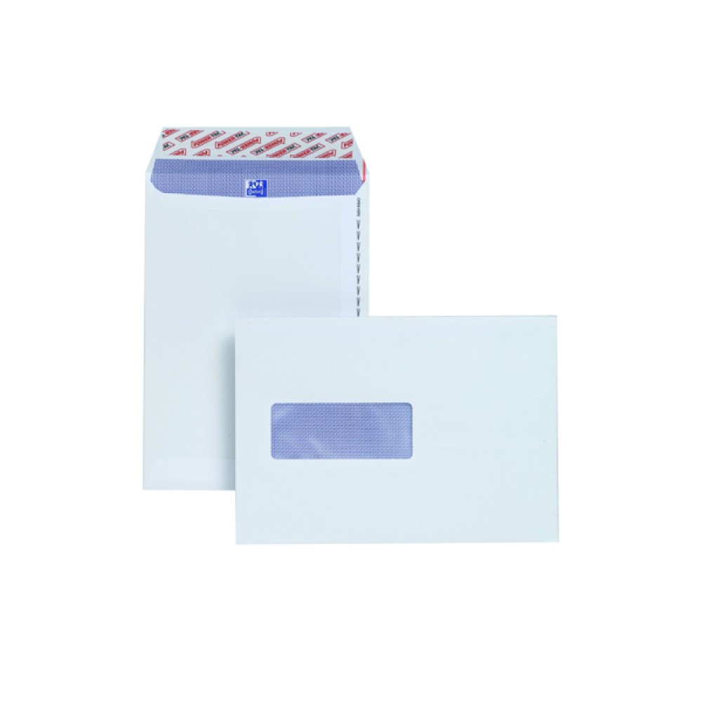 Plus Fabric C5 Envelopes Window Peel and Seal 120gsm White (500 Pack) E24970