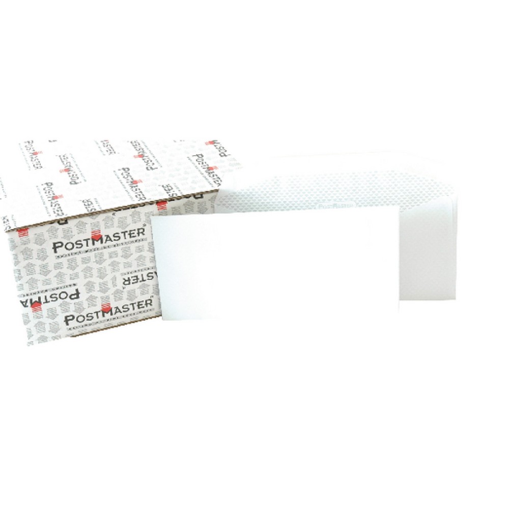 Postmaster DL Envelope 114x235mm Gummed 90gsm White (500 Pack) F29151