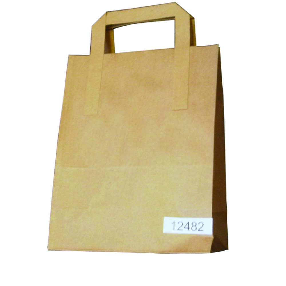 Paper Takeaway Bag Brown (250 Pack) BAG-SPIC01-A