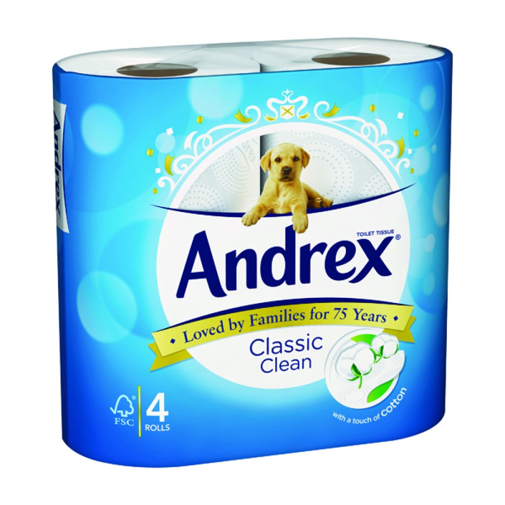 Andrex® Classic Clean Toilet Roll (24 Pack) 4480115