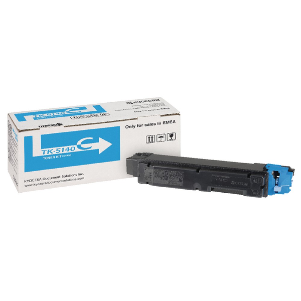 Kyocera Cyan TK-5140C Toner Cassette