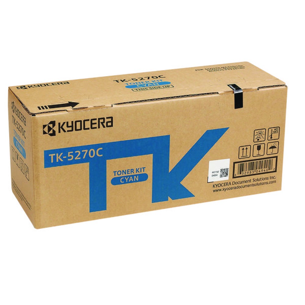 Kyocera Toner Cartridge Cyan TK-5270C 1T02TVCNL0