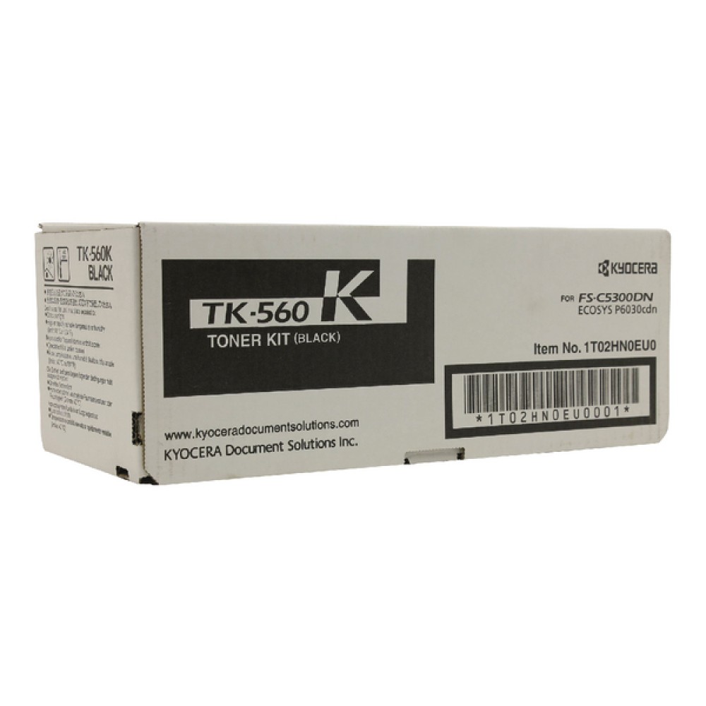 Kyocera TK-560K Black Toner Cartridge 1T02HN0EU0