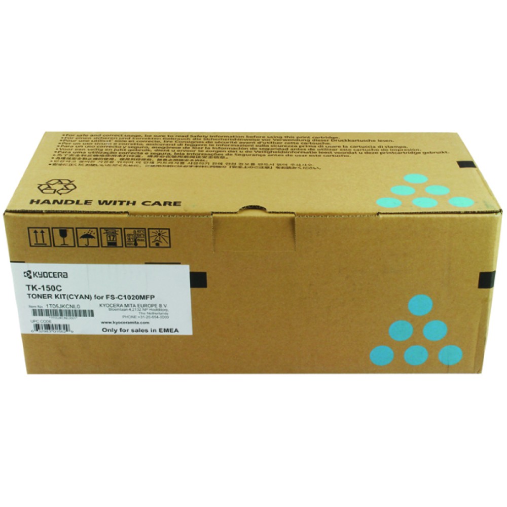 Kyocera Cyan TK-150C Toner Cartridge