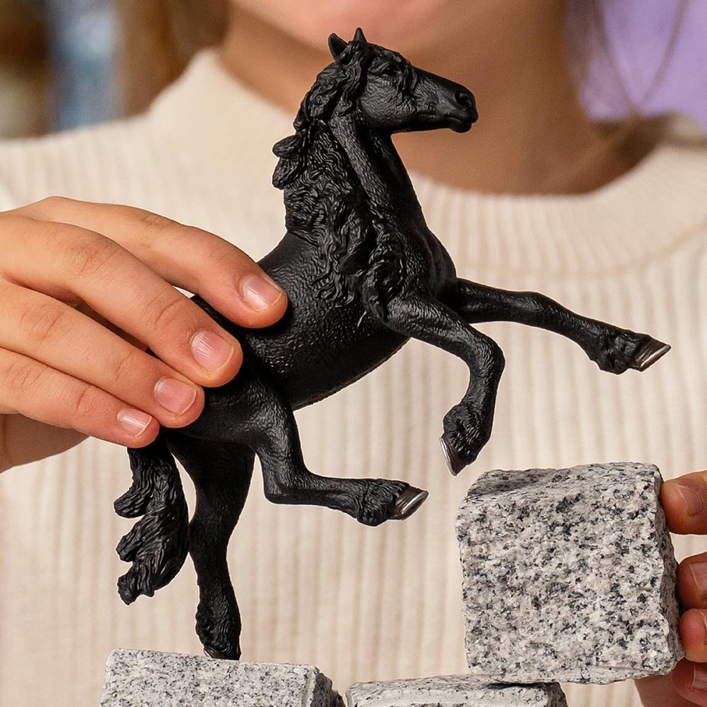 HORSE CLUB Friesian Stallion Figurine