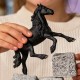 HORSE CLUB Friesian Stallion Figurine