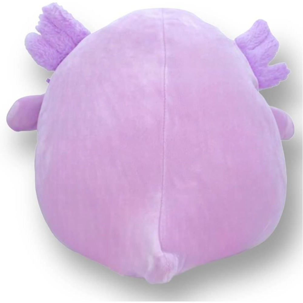 7.5" Squishmallow Monica - Purple Axolotl W/Fuzzy Bell