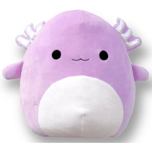 7.5" Squishmallow Monica - Purple Axolotl W/Fuzzy Belly