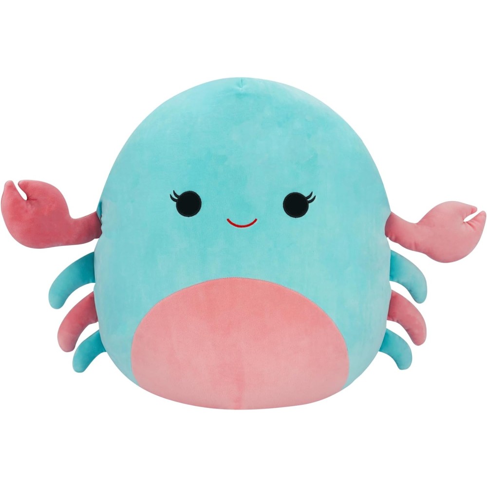 20" Squishmallow Isler - Pink and Mint Crab