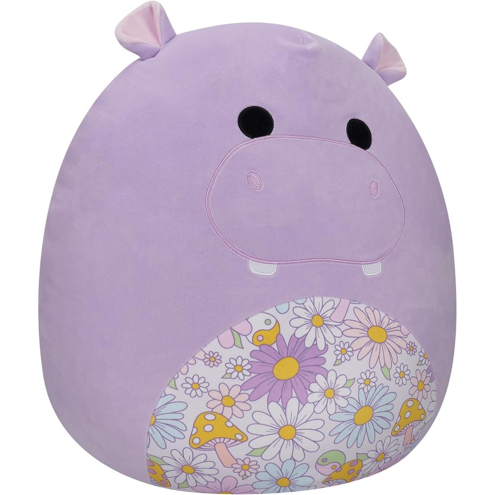 20" Squishmallow Hanna - Purple Hippo W/Floral Belly