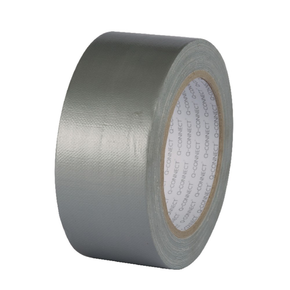 Q-Connect Silver Duct Tape 48mmx25m Roll KF00290