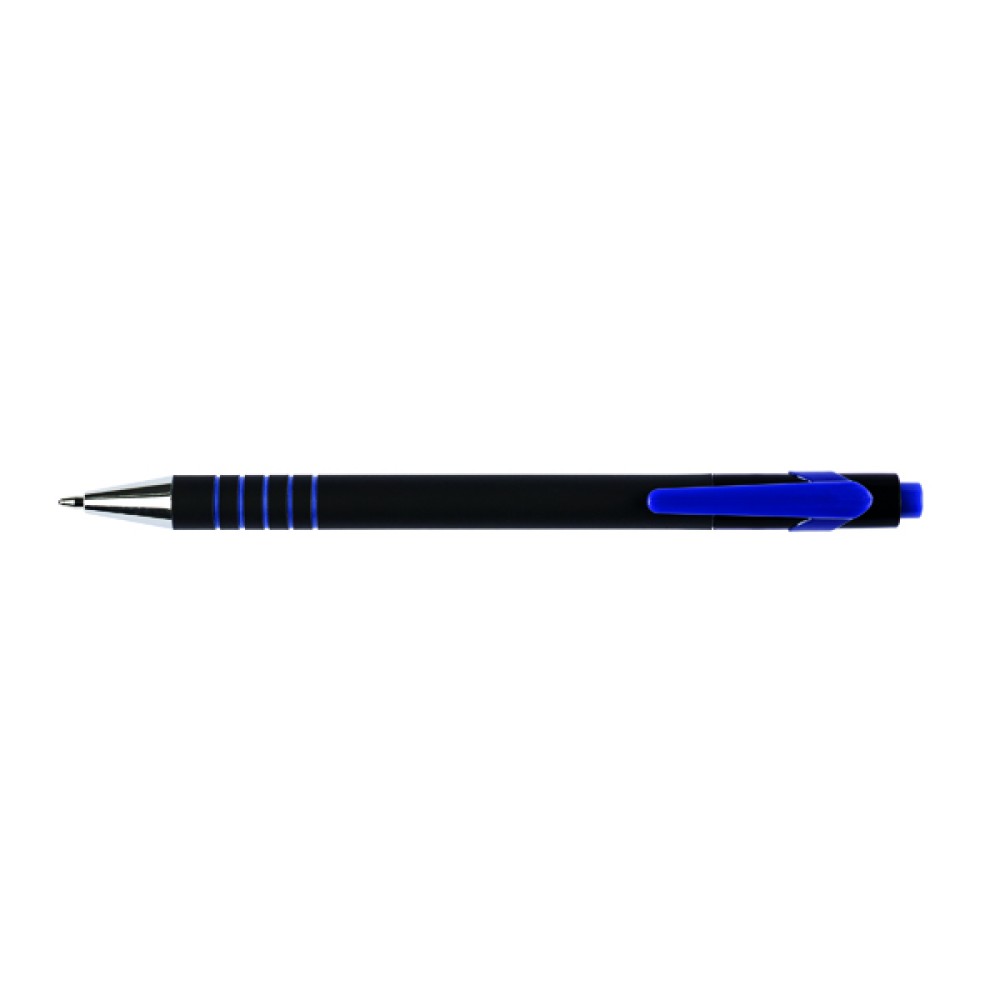 Q-Connect Lamda Ballpoint Pen Medium Blue (12 Pack) KF00673