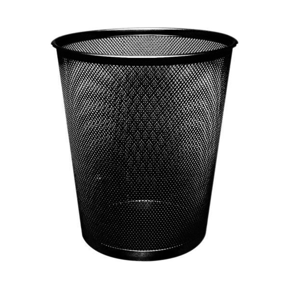 Q-Connect Waste Basket Mesh 18 Litre Black KF00871