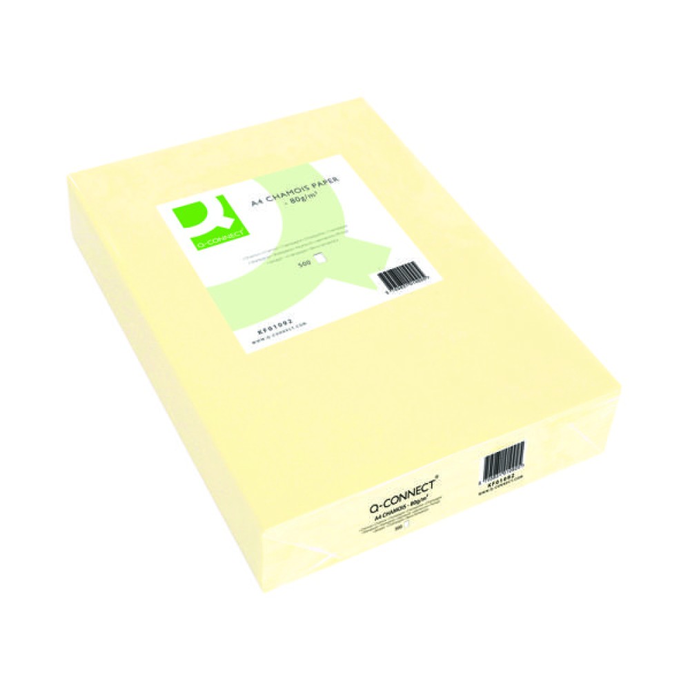 Q-Connect Cream Copier A4 Paper 80gsm (500 Pack) KF01092