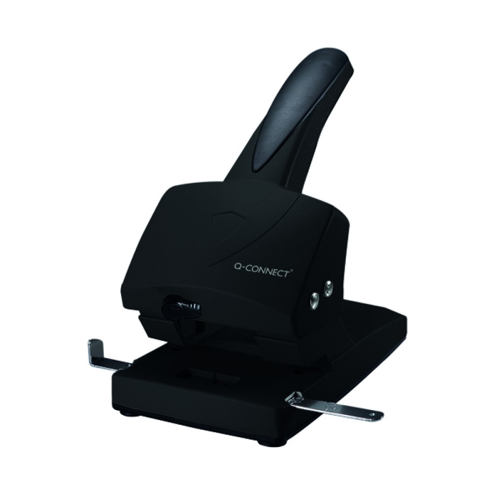 Q-Connect Extra Heavy Duty Hole Punch Black 865P