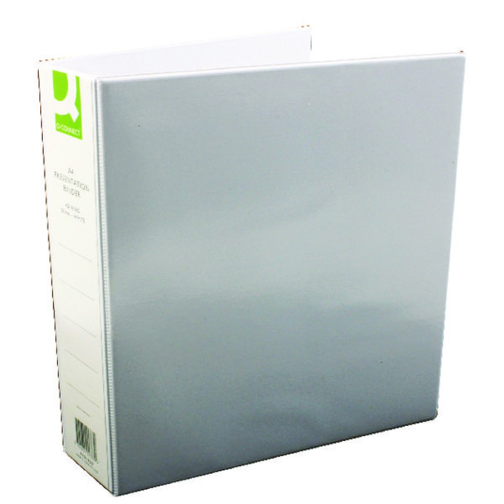 Q-Connect Presentation 50mm 4D Ring Binder A4 White (6 Pack) KF01333Q