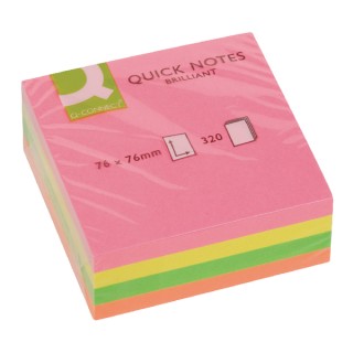 Post-it Notes, 2028NP 76 x 76 mm - Neon Pink, 1 Cube (450 Sheets)