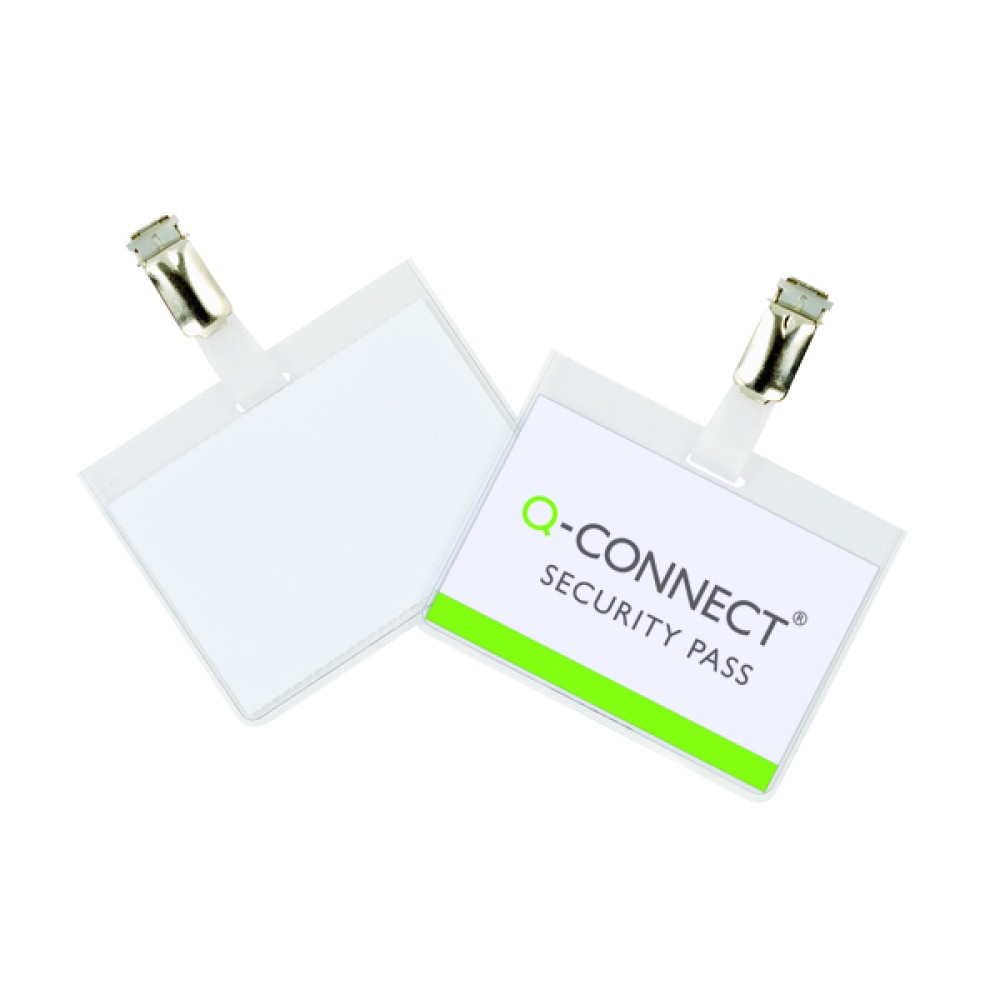 Q-Connect Security Badge 60x90mm (25 Pack) KF01562