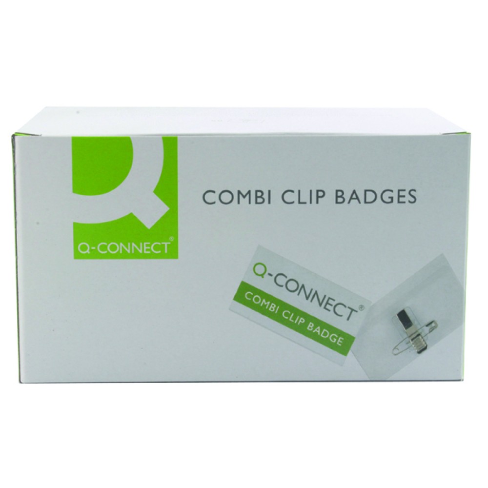 Q-Connect Combination Badge 40x75mm (50 Pack) KF01568