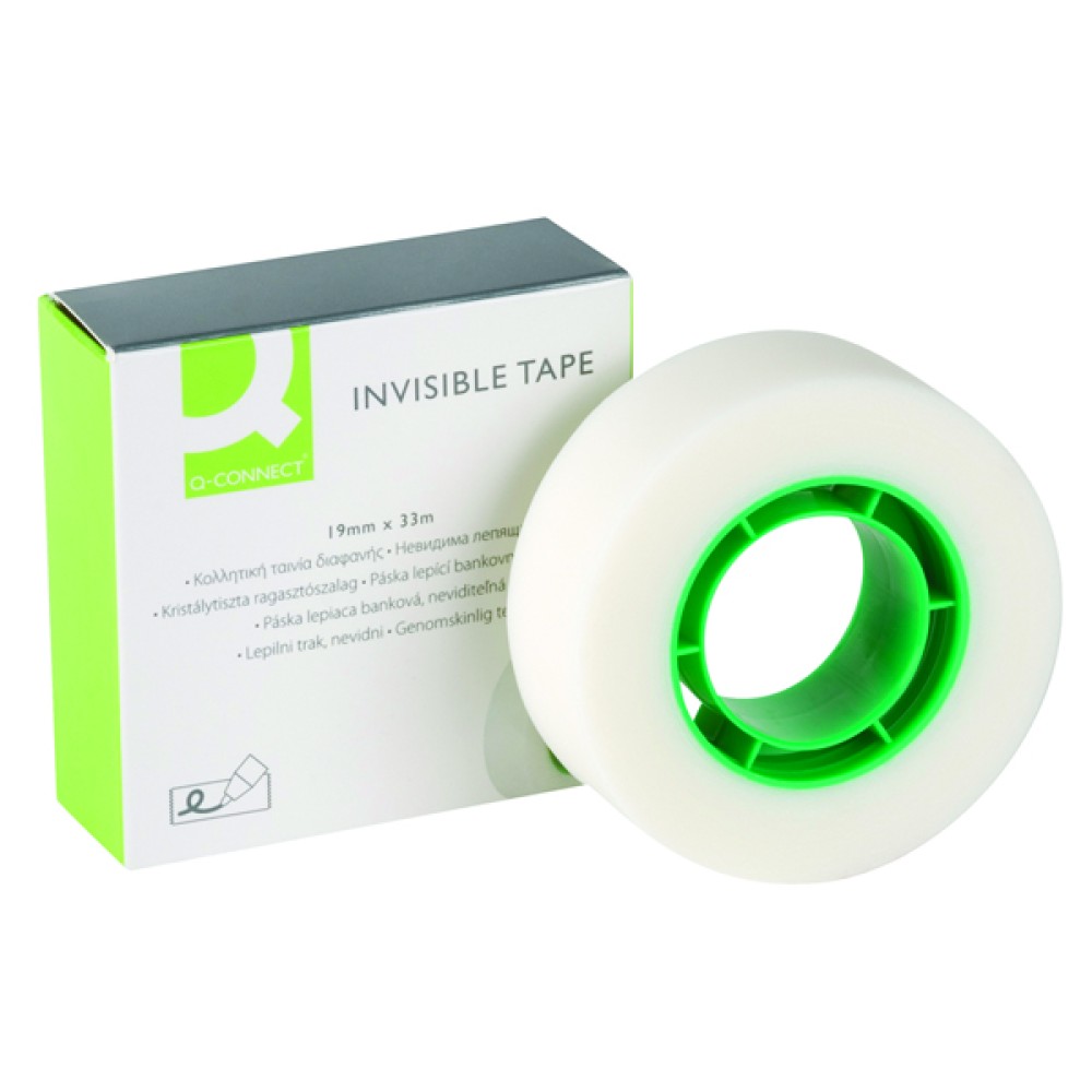 Q-Connect Invisible Tape 19mm x 33m KF02164