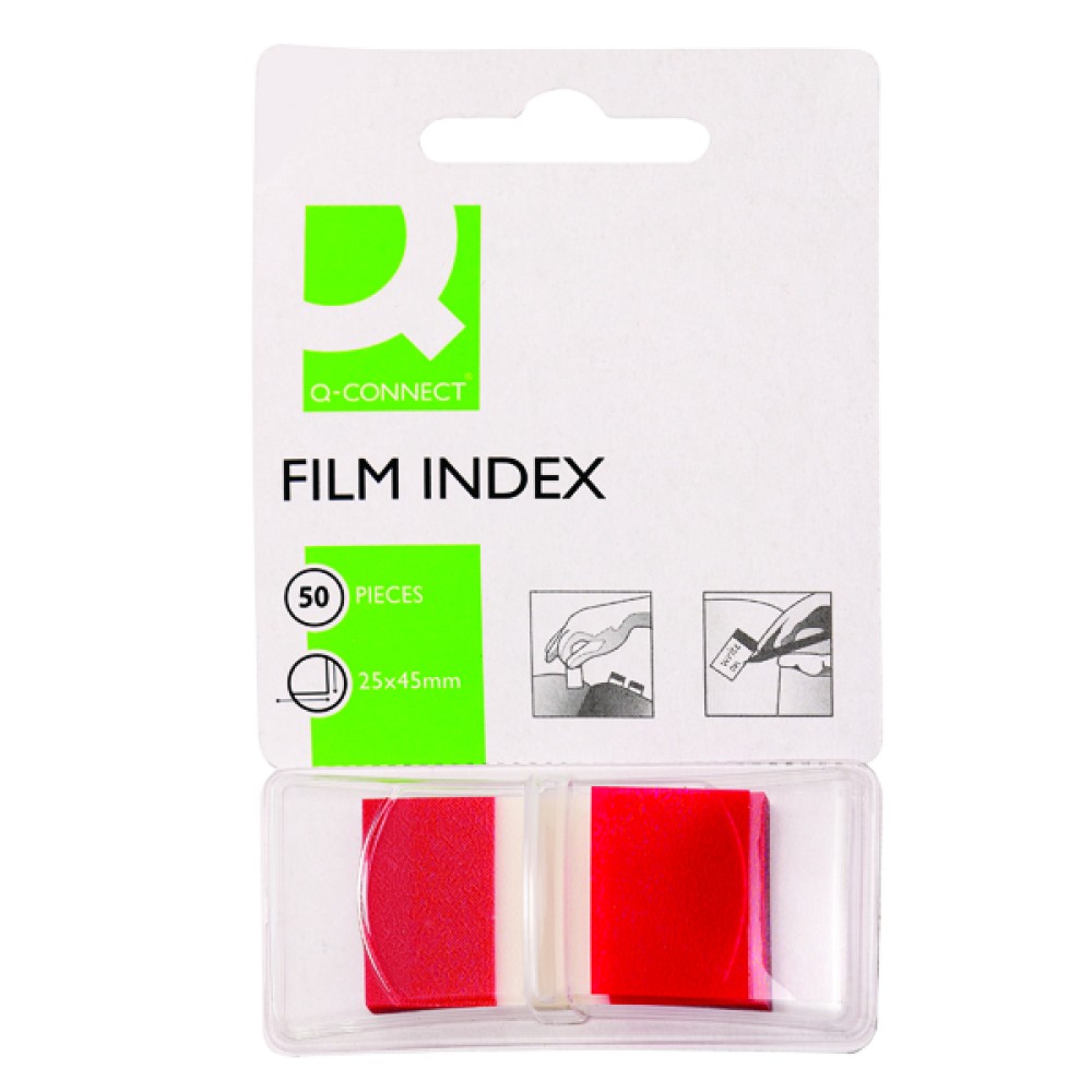 Q-Connect Page Marker Red (50 Pack) KF03633