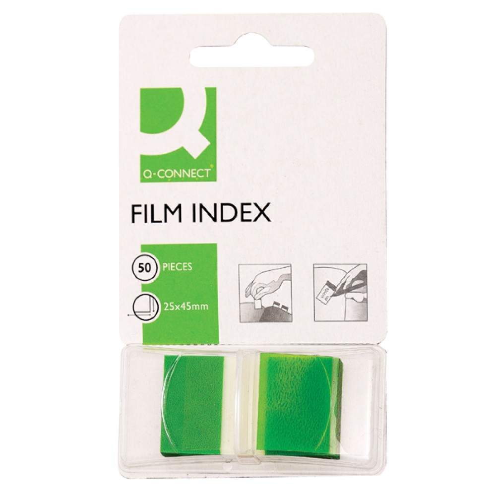 Q-Connect Page Marker Green (50 Pack) KF03635