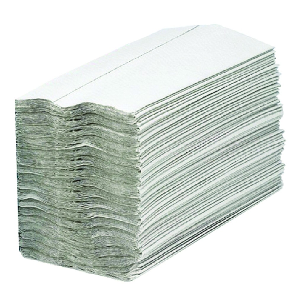 2Work 1-Ply C-Fold Hand Towels White (2880 Pack) HC128WHVW