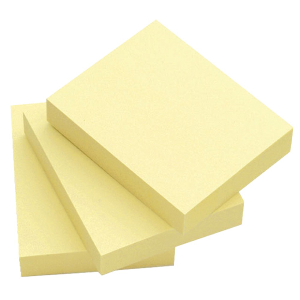 Q-Connect Quick Notes 51 x 76mm Yellow (12 Pack) KF10501