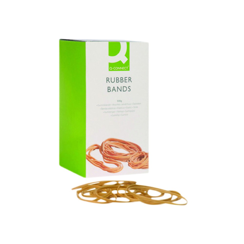 Q-Connect Rubber Bands No.32 76.2 x 3.2mm 500g KF10537