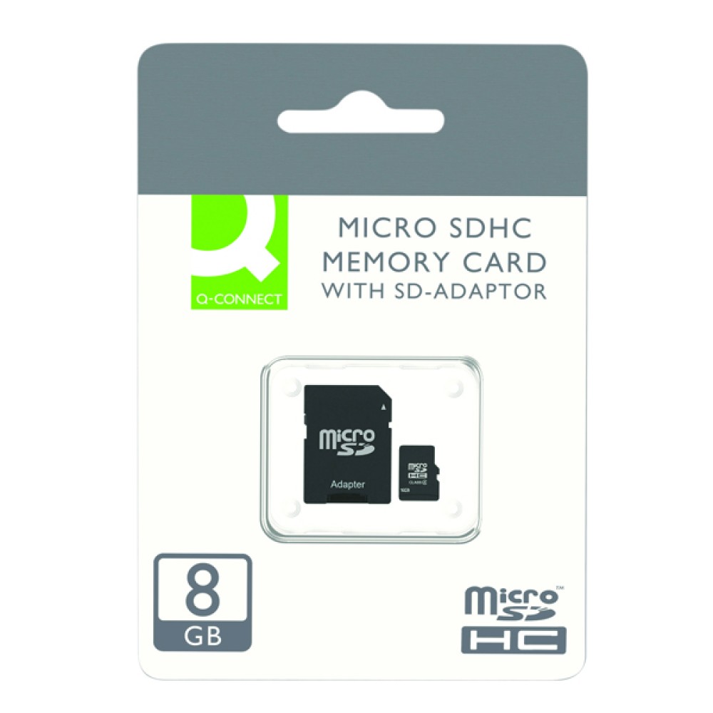 Q-Connect 8GB MicroSD Card Class 10 KF16011