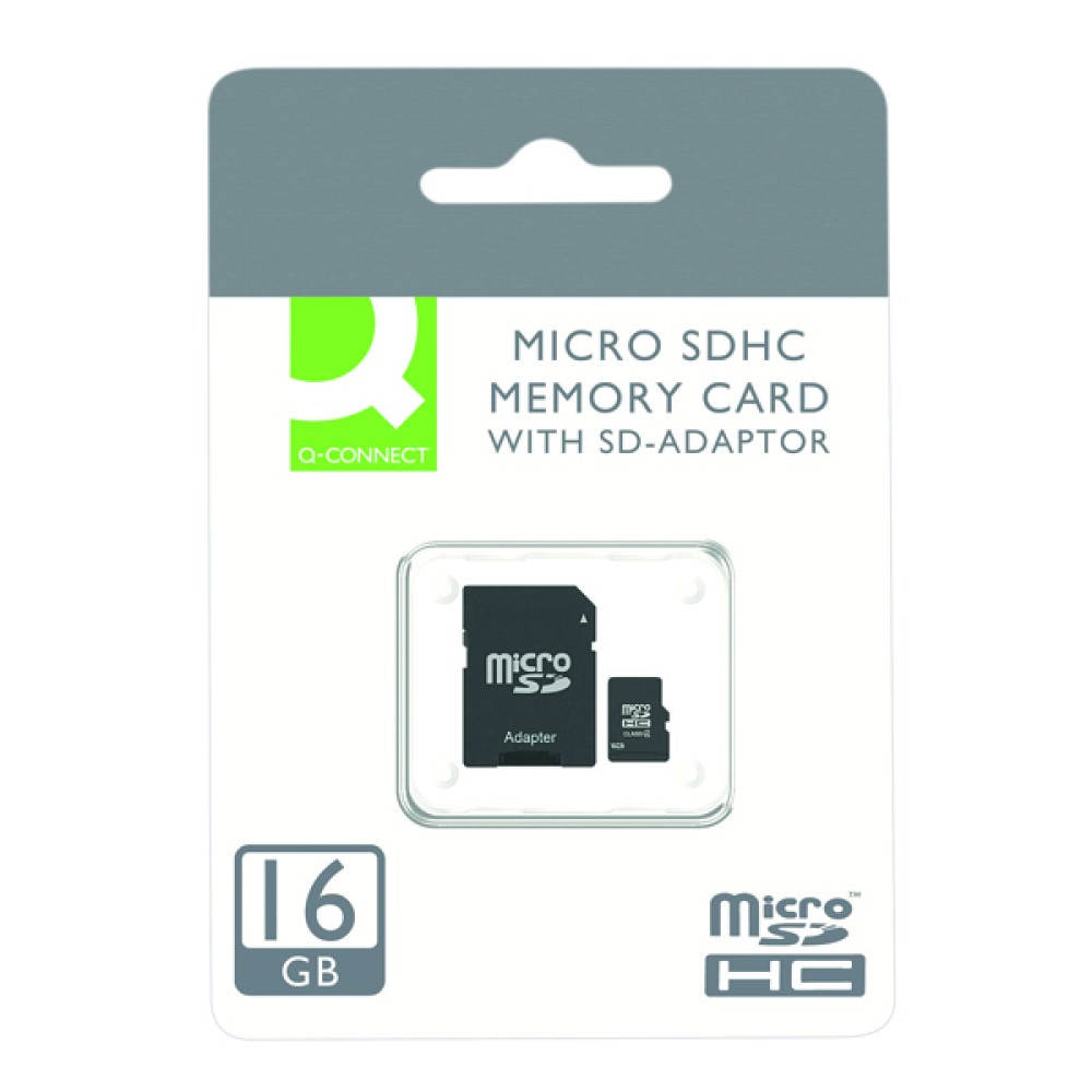 Q-Connect 16GB MicroSD Card Class 10 KF16012