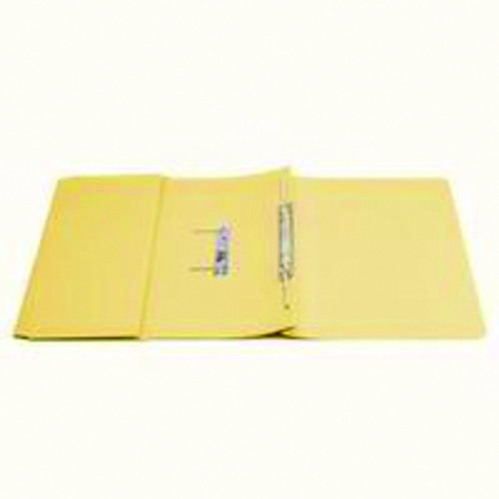 Q-Connect Transfer Pocket 35mm Capacity Foolscap File Yellow (25 Pack) KF26099