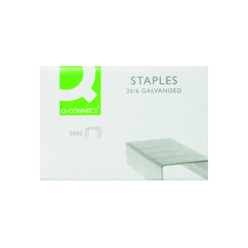 Q-Connect Staples 26/6mm (5000 Pack) KF27001