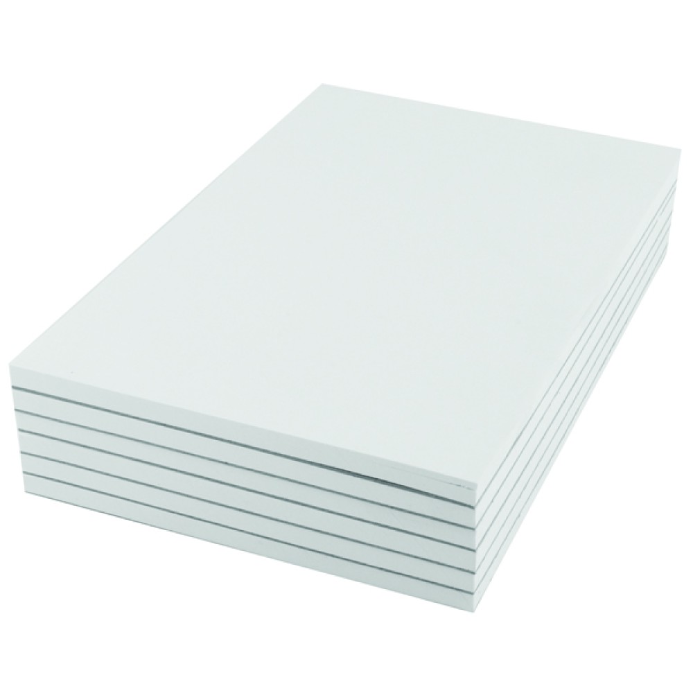 Q-Connect Plain Scribble Pad 160 Pages 203x127mm (20 Pack) KF27019