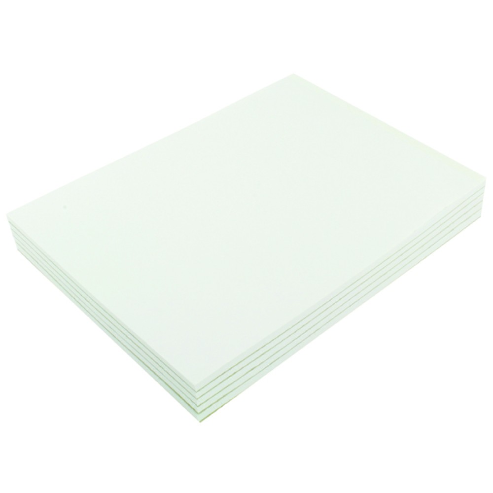 Q-Connect Plain Board Back Memo Pad 160 Pages A4 (10 Pack) KF32007