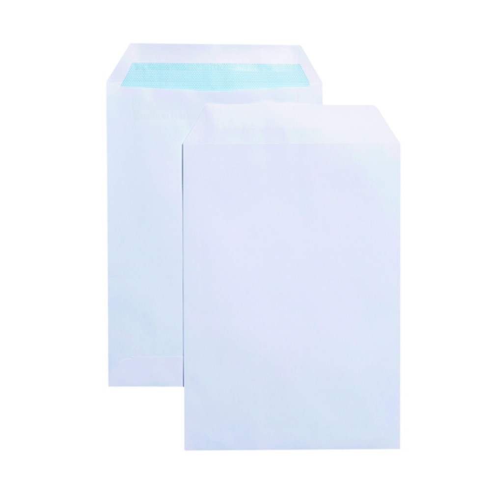 Q-Connect C5 Envelopes Pocket Self Seal 90gsm  White (500 Pack) 2898