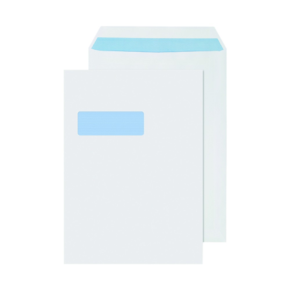 Q-Connect C4 Envelopes Window Self Seal 90gsm White (250 Pack) 2907