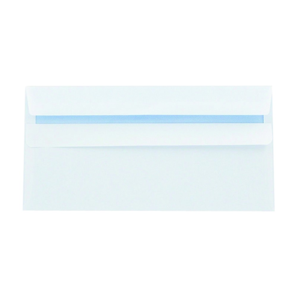 Q-Connect DL Envelopes Wallet Self Seal 100gsm White (1000 Pack) 7137