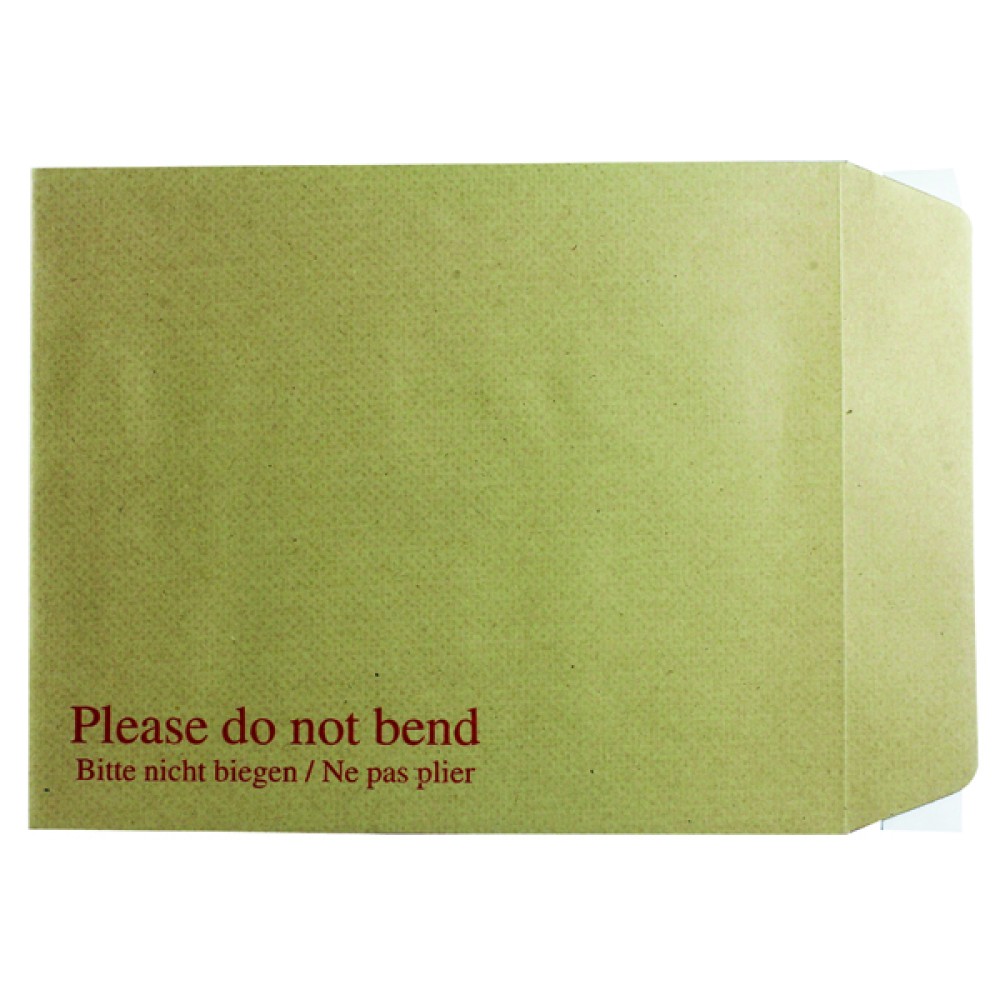 Q-Connect Envelope 267x216mm Board Back Peel and Seal 115gsm Manilla (125 Pack) KF3519