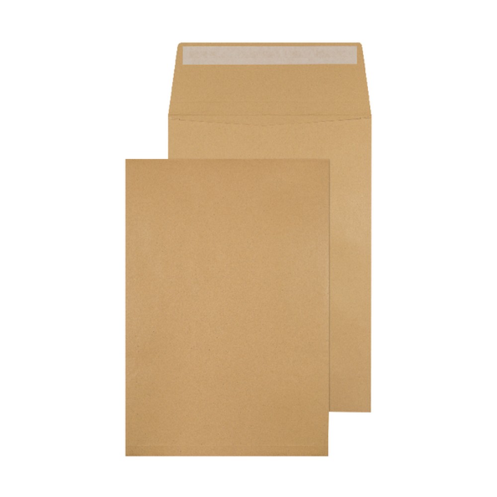 Q-Connect Envelope Gusset 324x229x25mm Peel and Seal 120gsm Manilla (100 Pack) KF3527