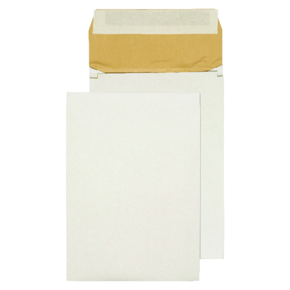 Q-Connect Padded Gusset Envelopes B4 353x250x50mm Peel and Seal White (100 Pack) KF3532