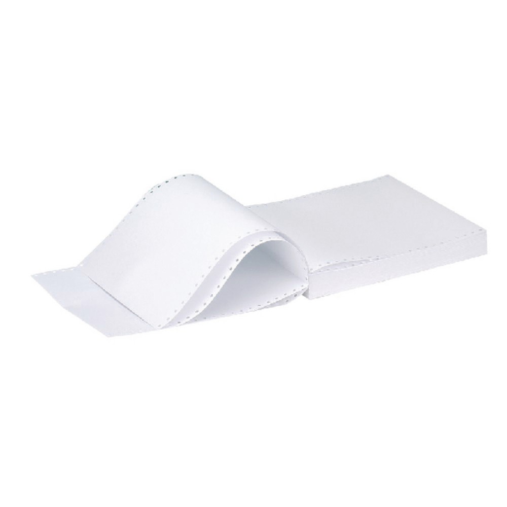 Q-Connect 11 x 9.5 Inches 1-Part 60gsm Plain Listing Paper (2000 Pack) C16MP