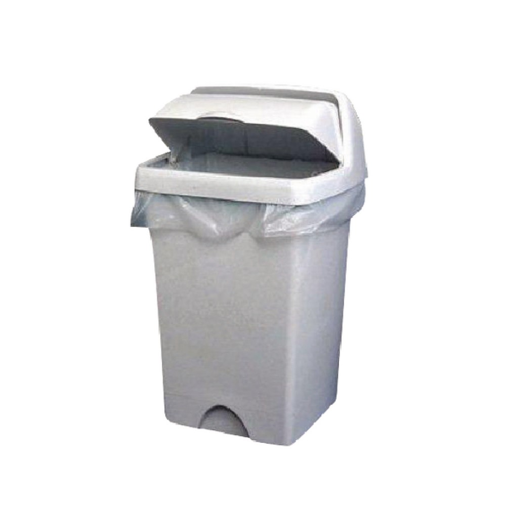 2Work Swing Bin Liner 45 Litre White (1000 Pack) KF73379