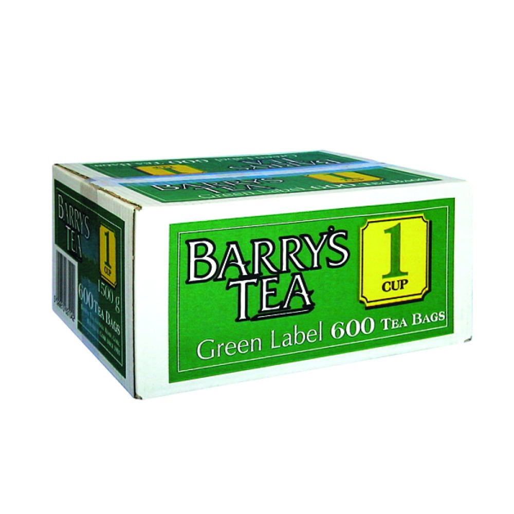 Barrys Green Label Tea Bags (600 Pack) LB0002
