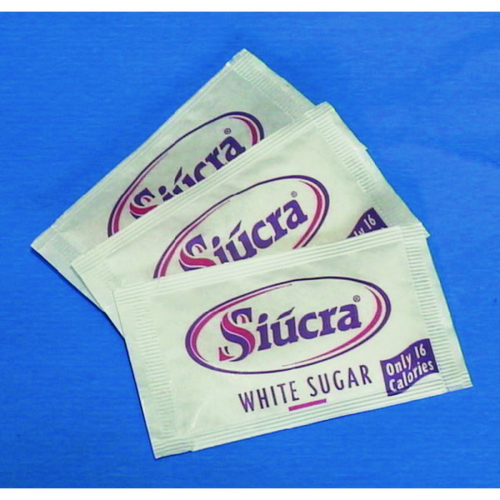 Siucra Granulated White Sugar Sachets (1000 Pack) LB0003